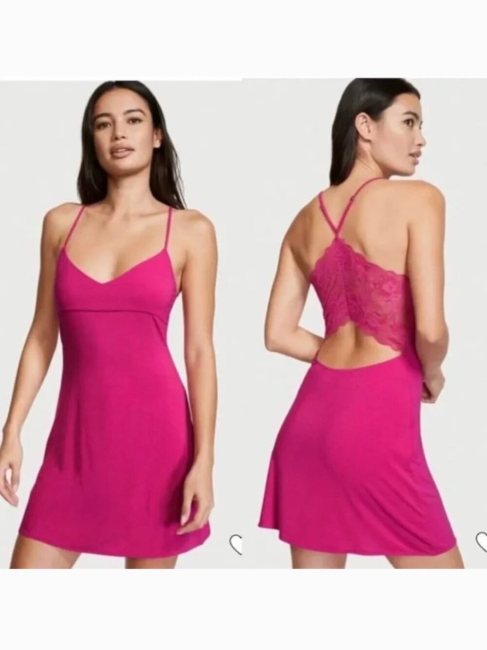 Victoria’s Secret - Modal Lace Racerback Mini Slip - Size XS